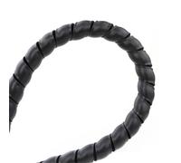 Recoge Cables Tubo de bobinado en espiral negro, funda protección Cable dureza cableado 8/10/12/14/16/18/20/25/28/35mm, organizador Línea alámbrica, tubo envoltura(28mm,3.0M)