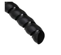 Recoge Cables Tubo de envoltura en espiral 1~10m, 8/10/12/14/16/18/20/25/28/30/35mm, funda protectora Cable negro, organizador Línea alámbrica, tubo bobinado Flexible(18mm,8 meters)