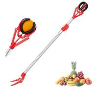 recoge fruta recogedor de frutas Poste Recolector De Frutas Con Cesta Telescópica De 1m/2m/3m, Herramienta De Agarre Para Aguacate/bellota/limón/pera/mango/naranjas, Recolector De Manzanas Portátil(1.