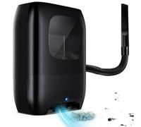 Recogedor automático al vacío sin contacto con boquilla, filtración de 5 capas, 2 modos para barrer eficazmente el pelo de mascotas, suciedad de alimentos en barberías, salones y cocinas
