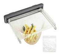 Recogedor de alimentos para fregadero - Gran capacidad de carga con 100 bolsas malla | Colador de desagüe fregadero cocina | Para Apartamentos, Restaurantes, Hoteles, Caravanas, Hogar, Posos Té, Resto