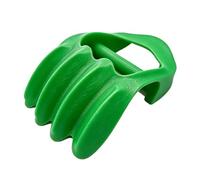 Recogedor de Arena Multigarras para Niños y Adultos | Pala de Playa de Alta Resistencia con Mango Ergonómico | Juguete Duradero con Garras para Construir Castillos de Arena (Green)