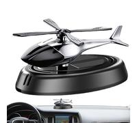 Recogedor de automóviles solares: diseño de helicóptero difusor de perfume giratorio, solar automático | Difusor de aire de aromaterapia de lujo, decoración de tablero para niños