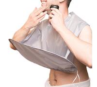 Recogedor de babero de barba - Hoja de afeitar recogedor para afeitadora de - para recortadora de barba lavable, plegable para la cara para hombres, regalo de fiesta