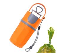 Recogedor de basura para mascotas - Herramienta higiénica para limpieza de perros, mecanismo de recogida de seis garras | Práctico dispensador de bolsas, accesorio de creación para paseos en el parque