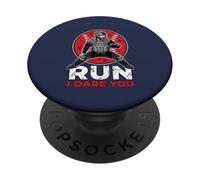 Recogedor de béisbol Vintage Go Ahead Run I Dare You, Divertido para niños PopSockets PopGrip Adhesivo