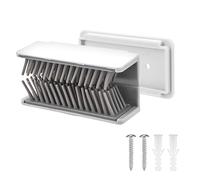 Recogedor de Cabello para Ducha, Manos No Sucias, Colector de Pelo Ducha de Silicona, Montado en la Pared Colector de Cabelo, Trampa para Cabello para Pared (Blanco)