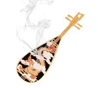 Recogedor de cenizas de incienso, bandeja decorativa, pieza de decoración espiritual, soporte para quemador de bobina interior, aleación de zinc, meditación, decoración del hogar para palos, conos de