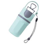Recogedor de excrementos de perro con dispensador de bolsas para limpieza sin toque, herramienta de recogida de residuos de 6 leyes con mango extensible, fácil caminar al aire libre, solución de viaje