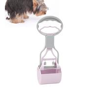 Recogedor de excrementos de perro, herramienta portátil para recoger excrementos de perro, pala lista para resorte para perros grandes y pequeños, fácil de usar para hierba, tierra, grava