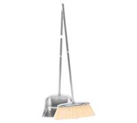 Recogedor De Mango Largo - Juego De Limpieza De Escoba Y Recogedor, Barredoras De Pisos De Acero Inoxidable De Alta Resistencia | Herramienta Eficiente De Limpieza Del Hogar Para Sala De Estar, Dormit