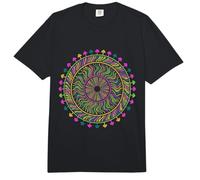 Recogedor de micología de Hongos Mandala con Estampado de esporas Comfort Colors Adult Heavyweight T-Shirt
