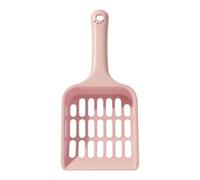 Recogedor de para Gatos Pala Ergonómica para Excrementos con Criba | Recogedor con Mango Largo para en Casa, Balcón, Pasillo, Apartamento, Tienda de Mascotas