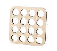 Recogedor De Posavasos De Cerveza Hecho De Madera - Bandeja Cuadrada Con Tapa De Corona | Decoración Rústica Para Escritorio, Estantería Y Pared, Pieza De Colección Y Regalo De Cumpleaños Para Mujeres