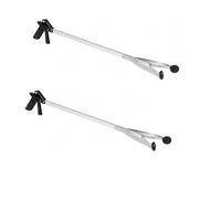 Recogedor de ventosa de 32 pulgadas - Herramienta de recogida de alcance para personas mayores - Basura, palos, recogedor de arena superior - Mango de alcance extra largo y práctica pinza de brazo de