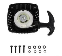 Recoil de metal para kit de arranque para motores de gas RC escala 1/5 negro