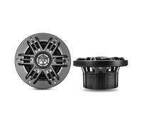 RECOIL M0-4B M0 Series - Altavoces coaxiales de 2 vías para barcos marinos y UTV/ATV, un par de rejillas negras, 4 ohmios, potencia máxima de 160 W par