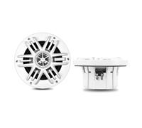RECOIL M0-4W Altavoces Coaxiales Marino 10cm 160W MAX 4 Ohm Impermeable Par | 4", 80W RMS, Blanco, UV, Tweeter PEI Neodimio - para Barco, UTV, ATV