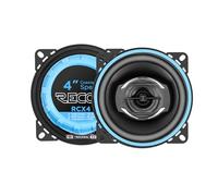 RECOIL RCX-4 Echo Set de Altavoces Coaxiales de 2 Vías para Auto de 100 mm (4 Pulgadas) - 100 Watt Pico | 50 Watt RMS por Set con Cono de Polipropileno
