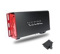 RECOIL RS1000.1 Amplificador monobloque Clase D para Coche, 1000 W RMS, Estable a 1/2/4 ohmios, con Controles Laterales y refrigeración Mejorada para subwoofer