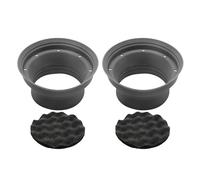 RECOIL SPB65 Juego 2 Cubiertas Silicona Plegable 6.5" (16.5cm) con Espuma Huevo - Protector Impermeable para Altavoces Coaxiales, Reduce Reverberación, Mejora Sonido (Un Par)