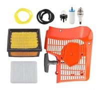 Recoil Starter y Kit de filtro de aire compatible con sierras de hormigón K760 K770, repuesto para 574362003 574362301, incluye tubo de combustible, bujía prefiltro para Primer, robusto kit de