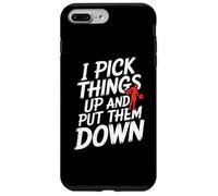 Recojo Cosas y Las Pongo en el Suelo. Divertido Gimnasio Trasero Divertido Carcasa para iPhone 7 Plus/8 Plus