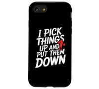 Recojo Cosas y Las Pongo en el Suelo. Divertido Gimnasio Trasero Divertido Carcasa para iPhone SE (2020) / 7/8