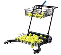 Recolector automático de pelotas de tenis, capacidad de 290, recoge 90 pelotas a la vez para escuelas, entrenadores y clubes