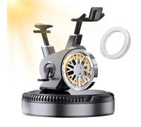 Recolector de aire solar del coche, ambientador de energía solar, Purificador de aire de forma de ciclismo automotriz, Ornamento interior del automóvil para amigos y familiares