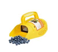 Recolector de arándanos, herramienta ergonómica para recoger rastrillos de | Cuchara de rastrillo de mano para recolección de frutas, con mango y peine de metal, para recoger frambuesa
