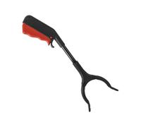 Recolector de basura de metal de 30 cm, herramienta de recogida de basura de mano para el hogar, patio, coche, limpieza de pinzas de basura