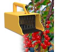 Recolector de bayas de mano, 14,4 x 10,6 x 7,6 cm, herramienta de recolección de arándanos con asa, herramienta de peine de rastrillo de arándanos, para recolección de frutas de jardín, cosecha para