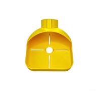 Recolector de escombros de perforación, para material PLA con guía de perforación, para espacios de trabajo limpios y organizados en bricolaje y uso industrial (dorado)