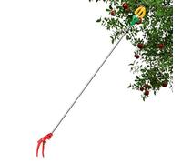 Recolector De Frutas De Árbol | Pértiga Extensible De Garras Para Recolección | Recolector Manual de Longitud Ajustable para Peras Cerezas y Fruta de Árbol