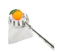 Recolector de Frutas, Recogedor de Fruta con Poste Extensible TelescóPico de 4 M / 13 Pies, Herramienta de Recogida de Frutas para la Cosecha de Manzana, Pera, LimóN y Naranja
