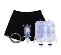 Recolector de orina masculino, dispositivo portátil para incontinencia con orinal y bolsa para personas mayores (S)