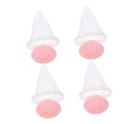 Recolector de Pelo para Lavadora 4 Piezas Reutilizable Rosa