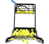 Recolector de pelotas de tenis, recogedor automático de pelotas de tenis, cesta de almacenamiento multifuncional, adecuada para canchas y clubes