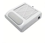 Recolector de polvo de uñas, aspirador de uñas de 80 W con filtro extraíble y potente extractor de acrílico (Wit)