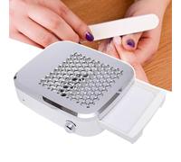 Recolector De Polvo De UñAs InaláMbrico, Con Filtro Reutilizable, Removedor De VacíO De UñAs Recargable, Con Control De Perilla Continua, Uso Comercial Y DoméStico