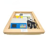 Recolector de veneno de abeja para la recolección profesional de veneno de abeja sin dañar a las abejas, juego completo de herramientas apícolas (la placa de rejilla no incluye el cristal).