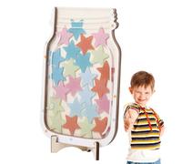 Recompensa Star Jar,Tarro de recompensa de clase | Tabla de comportamiento de estrellas y dinosaurios - Tabla de comportamiento positivo de 25 piezas y de recompensa de tarro, herramientas de gestión