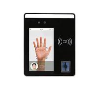 Reconocimiento Facial de la Palma de la Mano Sistema de Control de Acceso biométrico Inteligente de Asistencia de Tiempo de Huellas Dactilares(Color:Xface500-P WiFi)