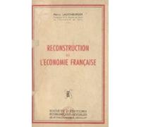 Reconstruction De Léconomie Française (ebook)