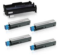 Reconstruido compatible Premium Calidad tambor de tóner para OKI B401 B410 B411 B431 B4100 B4300 B4350 B2200 B4400 B4600 & # x2022; & # x2660; & # x2022; xenoverse ttzt Original OKI B 401 410 411 431 4100 4100 4300 4350 2200 4400 4600 & # x2022; & # x2660; & # x2022; 43501902 43502002 43502302 43640302 01101202 42102802 01103402 42102802 44917602 44574302 44574702 44917602 44574302 43979102 43979002 44574307 44992402 4x Schwarz Toner + 1x Trommel OKI B431 XL - 12000*Seiten
