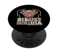 Reconstruido En Los Estados Unidos Cirugía A Corazón Abierto Superviviente Recuper PopSockets PopGrip Adhesivo