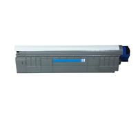 Reconstruido para OKI C 801 DN - 44643003 - Toner cian - Para aprox. 7300 paginas (5% cobertura)