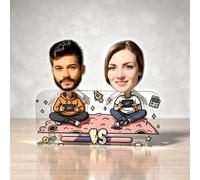 RecontraMago Cabezones Locos Personalizados con Tu Cara - Regalos Adorno Decorativo con Cabeza Móvil - Regalo Original para Navidad y Reyes - Figura Personalizable y Patentada (Gaming)