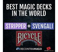 RecontraMago Magia Bicycle - Las Top Barajas Mágicas del Mundo Ahora en Cartas Bicycle - Trucos de Magia para niños y Adultos (Stripper + SVENGALI)